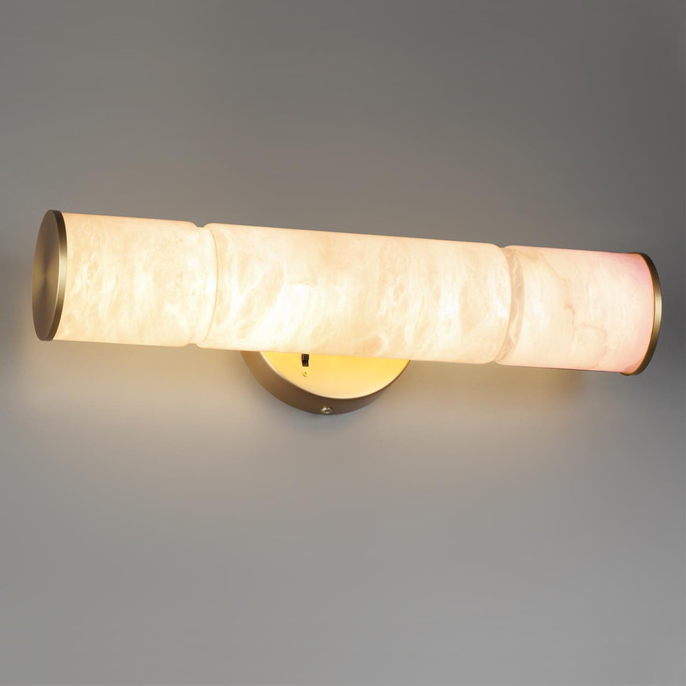 6674/12WL L-VISION ODL24 198 Настенный светильник латунь/металл/алебастр IP20 LED 12W 540Лм 3000K/4000K MARBELLA