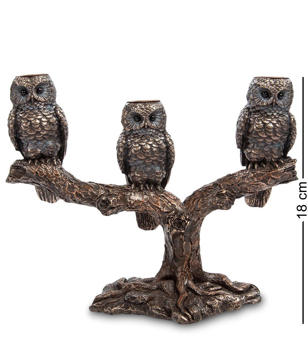 Veronese WS-781 Подсвечник «Три совы»