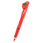 Карандаши цветные вечные, Basir, с ластиком, с фигурками на клипе, 12 шт