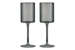 Набор бокалов для белого вина 2шт 310мл Pozzi Milano 1876 Modern Classic серый