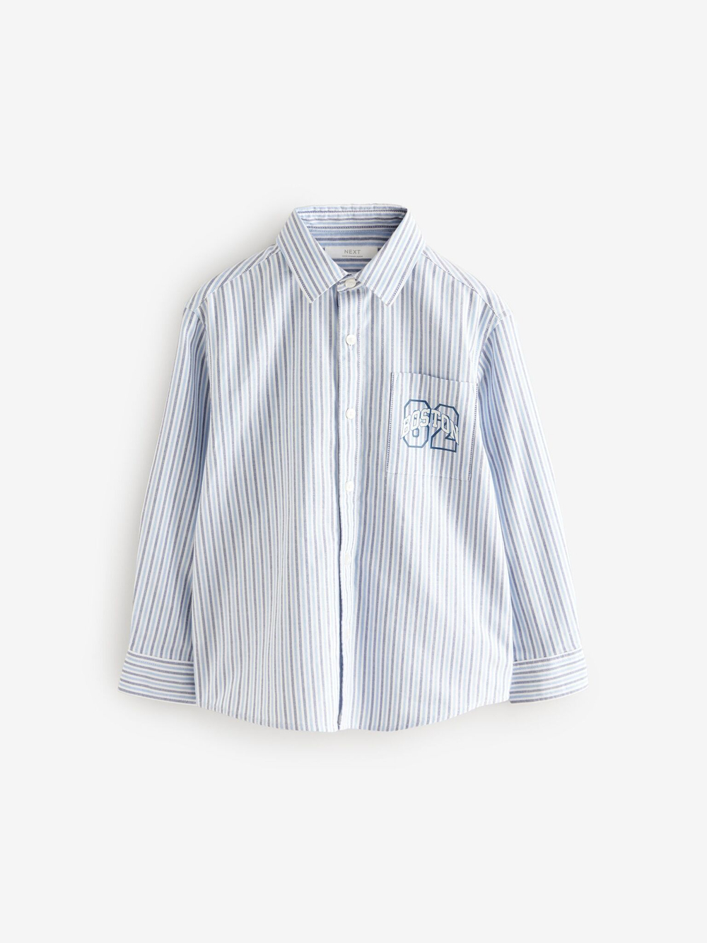 Рубашка для мальчика Next B99-508, Белый, Синий