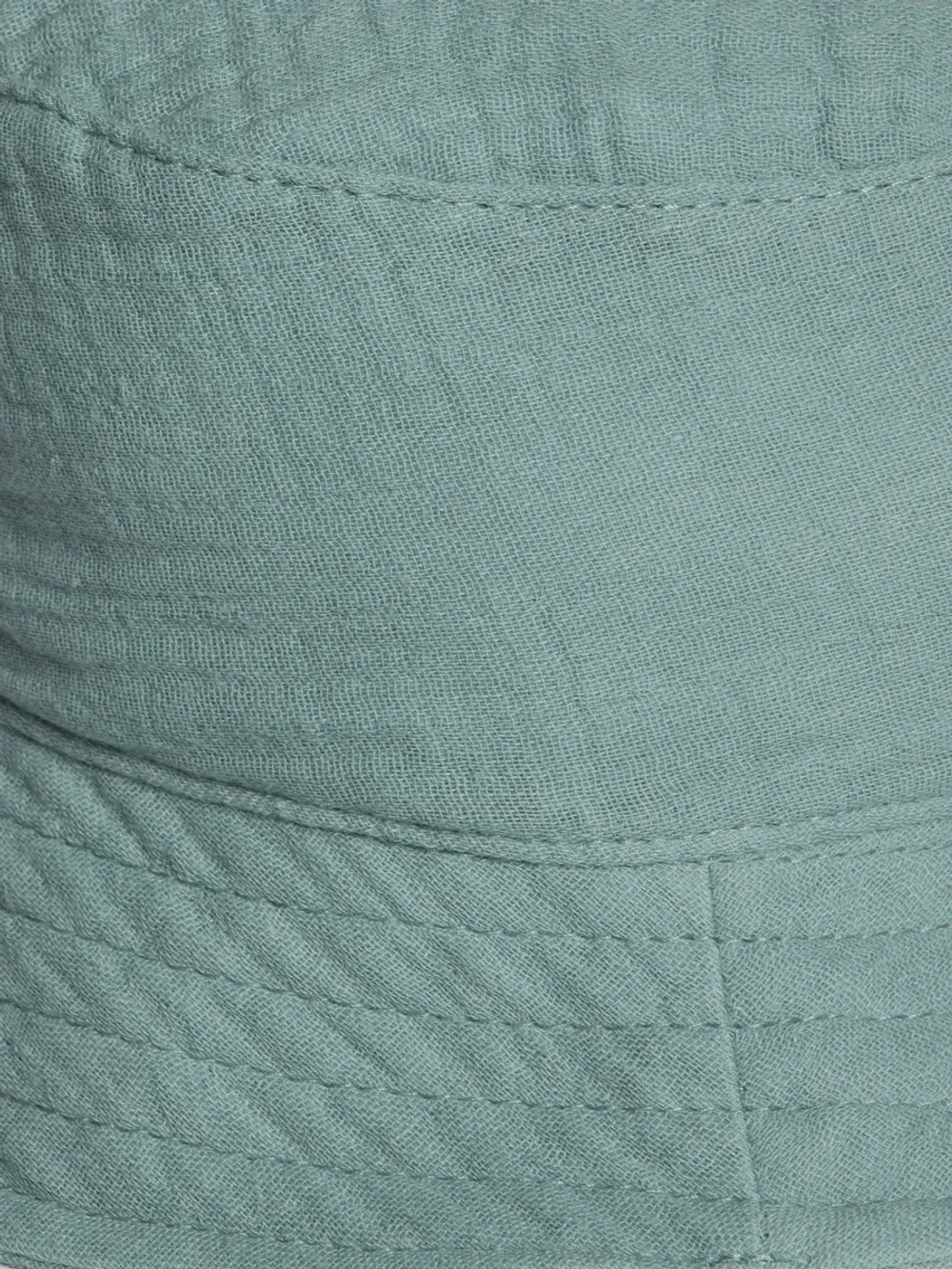 Зеленая детская панама на лето с завязками