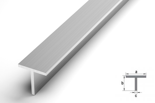Профиль алюминиевый Т-образный тавр 15x15x2 АД31Т1