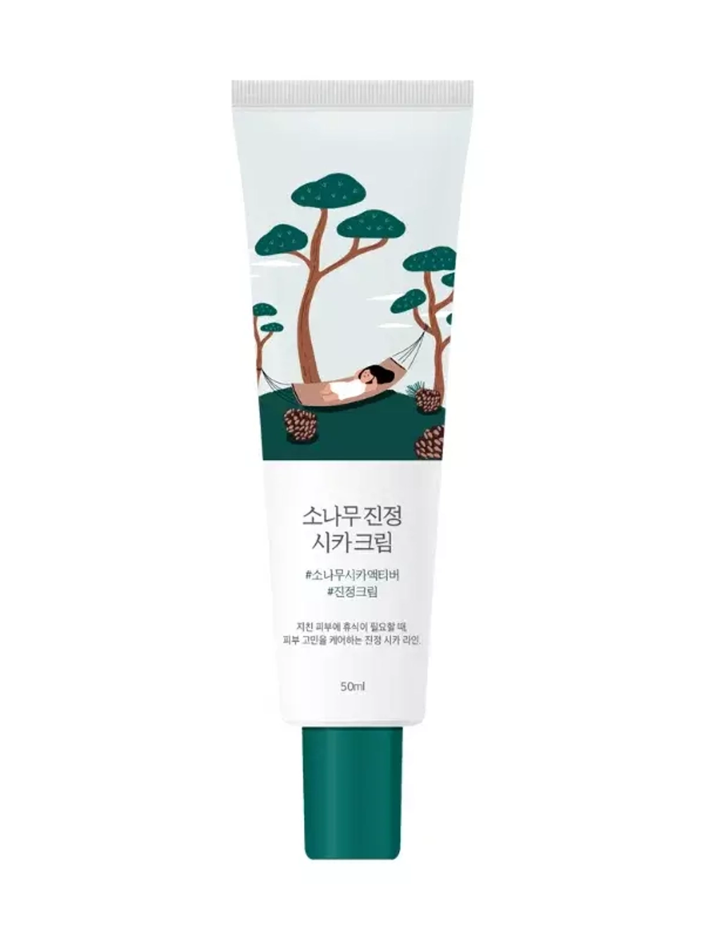 Round Lab Pine Calming Cica Cream Крем с экстрактами сосны и центеллы для проблемной кожи 50мл