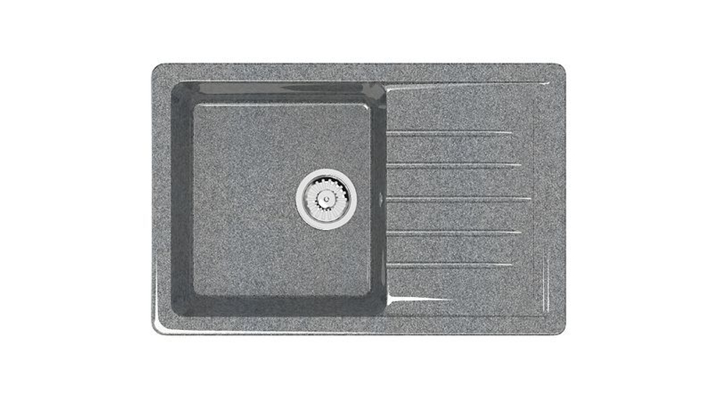 МОЙКА ГЛЯН, ЭНДИ Z16Q1 GRANIT MARRBAXX БЕЛЫЙ ЛЕД