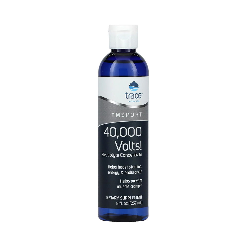 Trace Minerals Комплекс «40,000 Volts» жидкость 237 мл , Электролиты