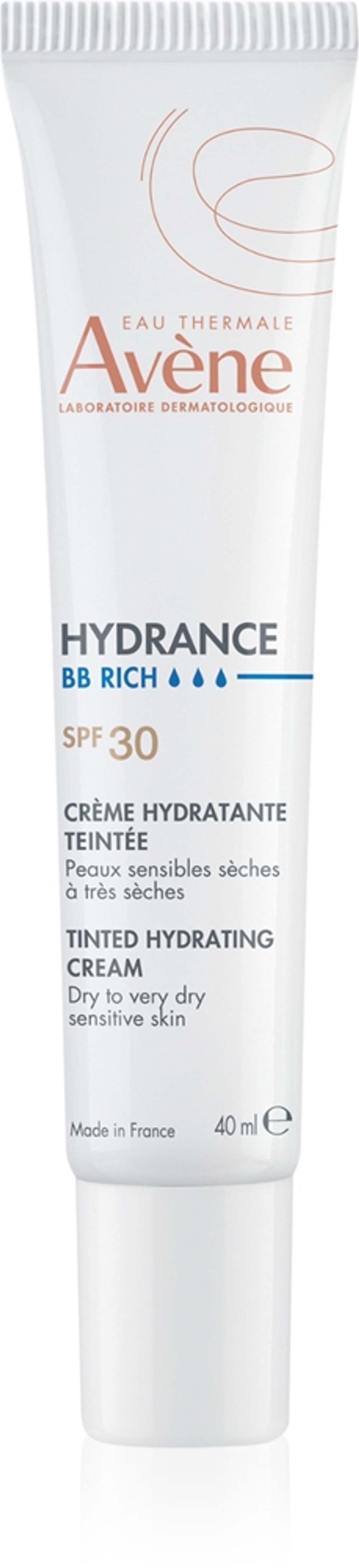 Avene Hydrance BB Rich Tinted Hydrating Cream - Тонирующий увлажняющий крем SPF 30, 40 ml