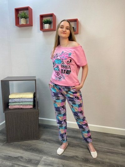 Пижама женская "331Т К.П" брюки (159)