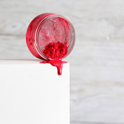 Блеск пищевой плотный "Диско-красный" 10 гр