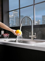 Смеситель для кухни с подключением к фильтру с питьевой водой Lemark Comfort - LM3075BN . никель