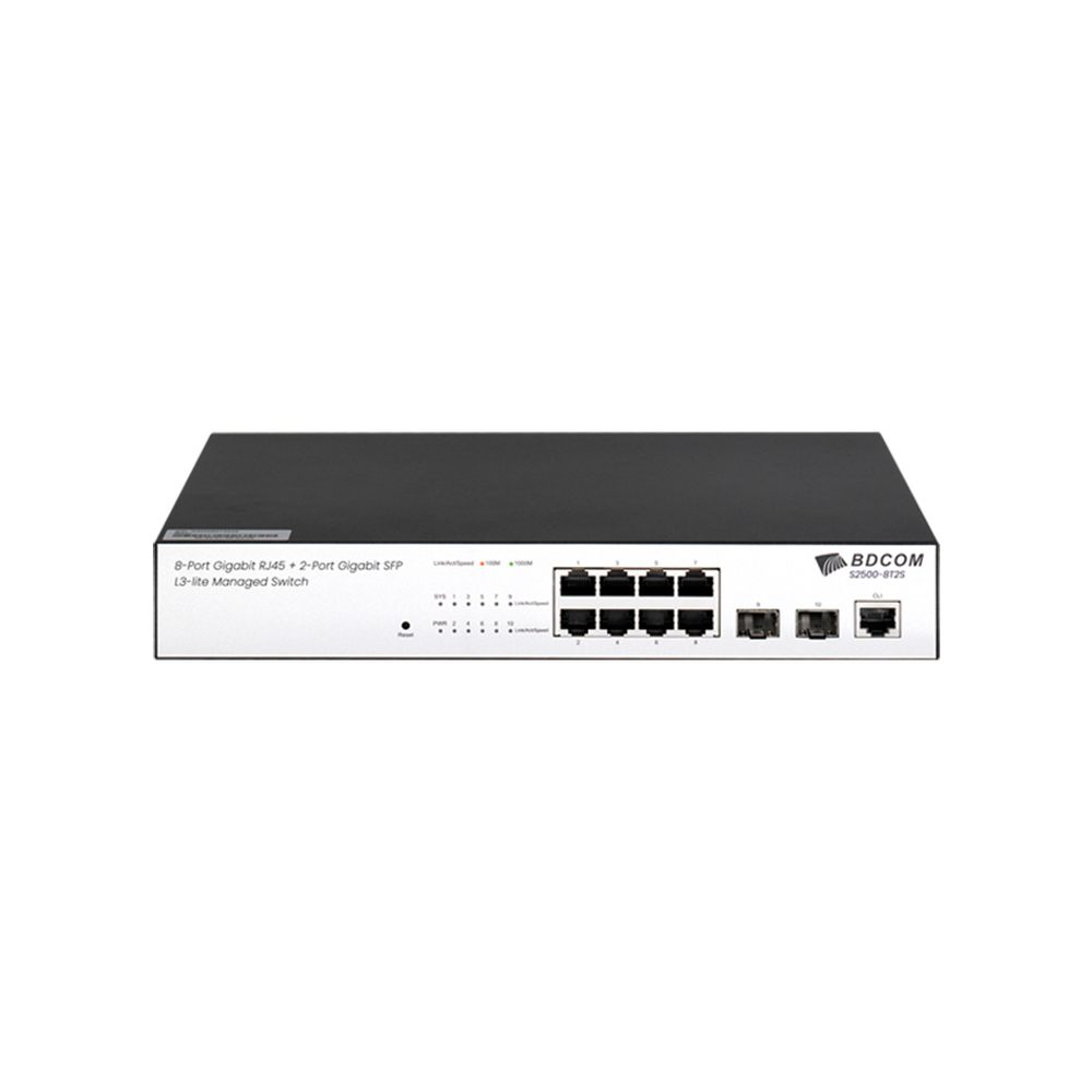 Коммутатор BDCOM S2500-8T2S