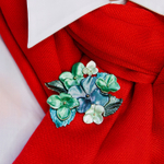 Брошь Shadore Фиалки XZ1498.16 G/G