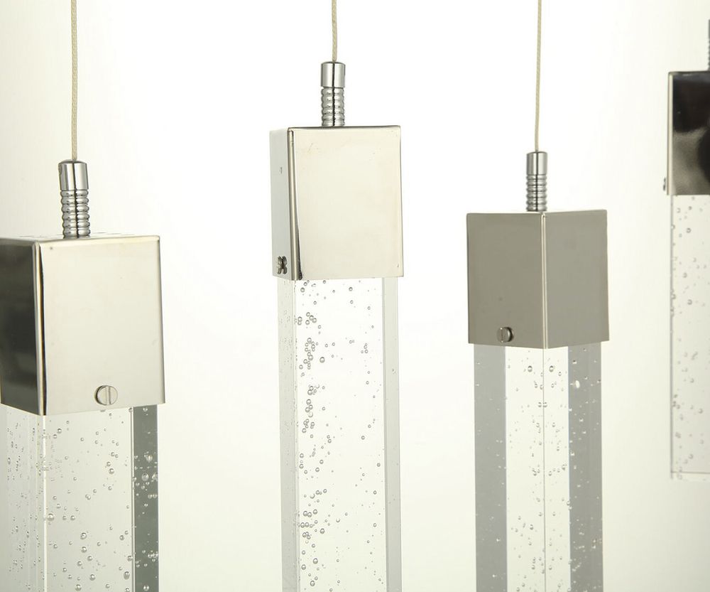 Подвес на планке Аква хром w63*7 h180 PowerLed 25W (4000К)