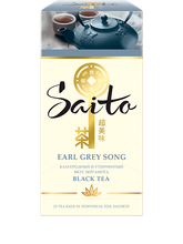 Чай черный Saito Earl grey song в пакетиках, 25 шт