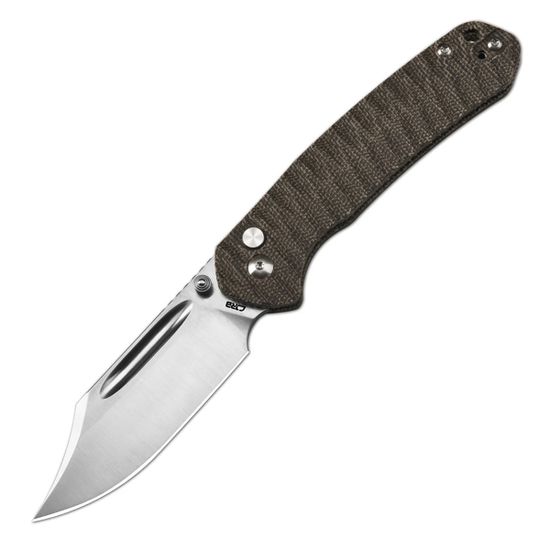 Нож CJRB J1942-ODG Pyrite Bowie клинок из стали AR-SFII, рукоять Микарта
