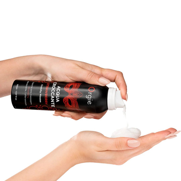 Хрустящая пенка для массажа Orgie Acqua Croccante Strawberry 150 мл