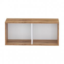 Полка навесная "Сеул- 800" (дуб кельтик/белое тиснение)