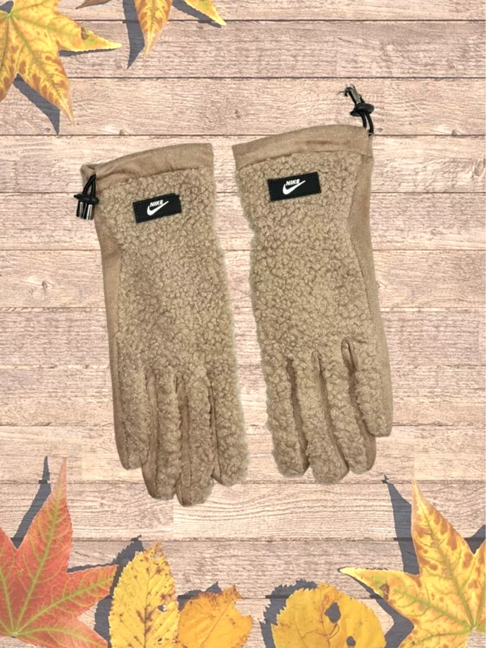 перчатки флисовые сенсорные теплые Nike