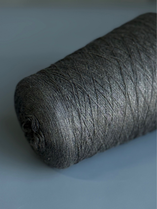 Пряжа Servizi e Seta COTSILK 2/48 (50% шелк 50% хлопок) 2400 м/100 гр, графит
