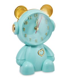 GAEM Art CL-27/2 Будильник «Медвежонок» бирюзовый