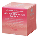 Массажная свеча для оральных ласк Dona Kissable Massage Candle Vanila Buttercream 135 г (Цвет: белый)