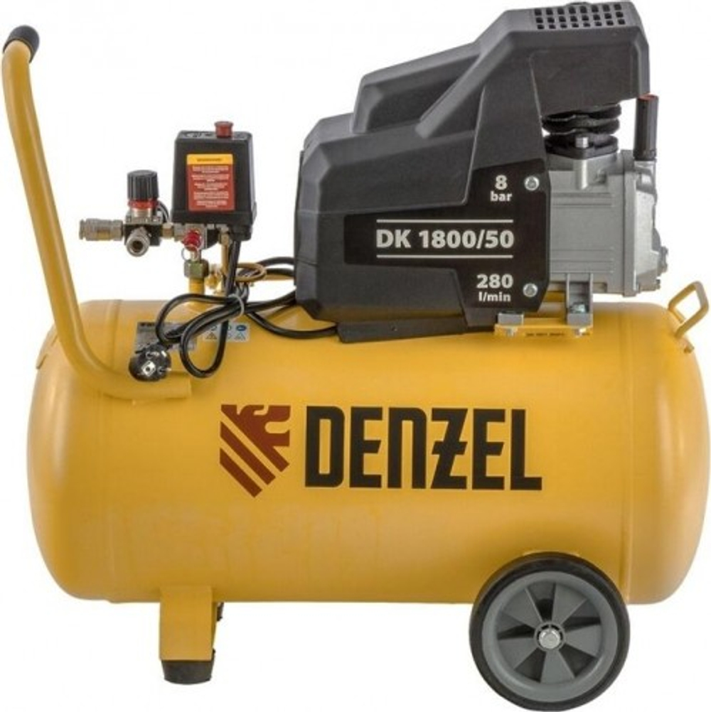 Компрессор поршневой Denzel DK1800/50,Х-PRO 58068