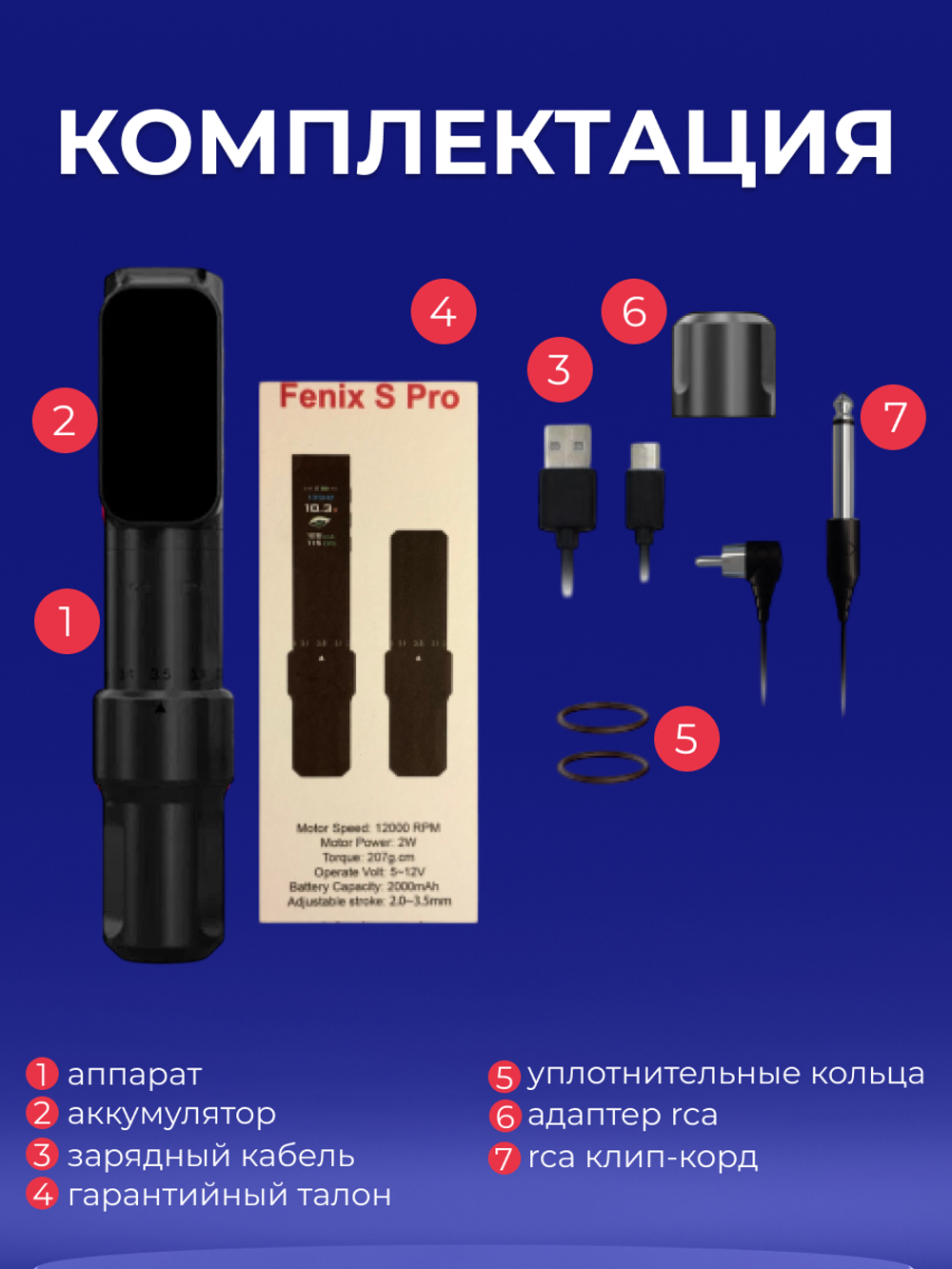 Defender FENIX S PRO Black машинка для татуажа