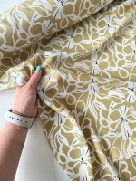 Ткань для рукоделия штапель для шитья 3 м плательная вискоза