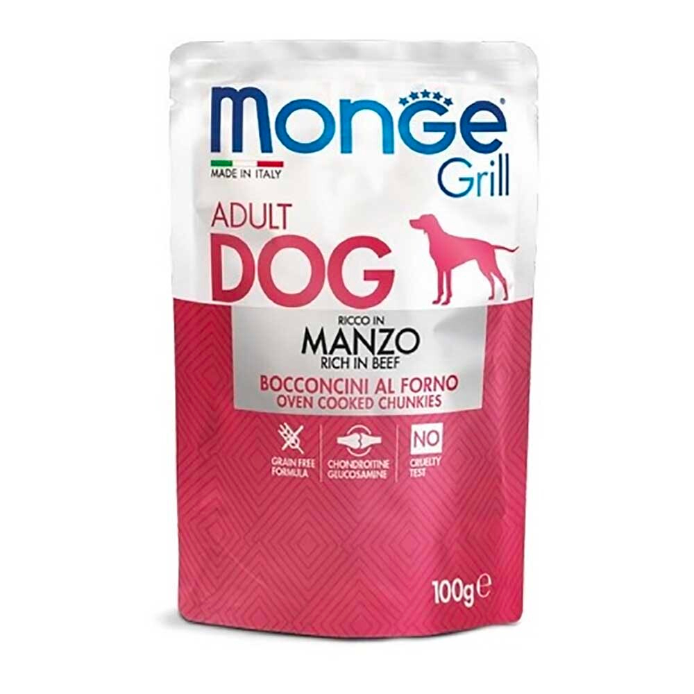 Monge Dog Grill Pouch 100 г говядина - консервы (паучи) для собак