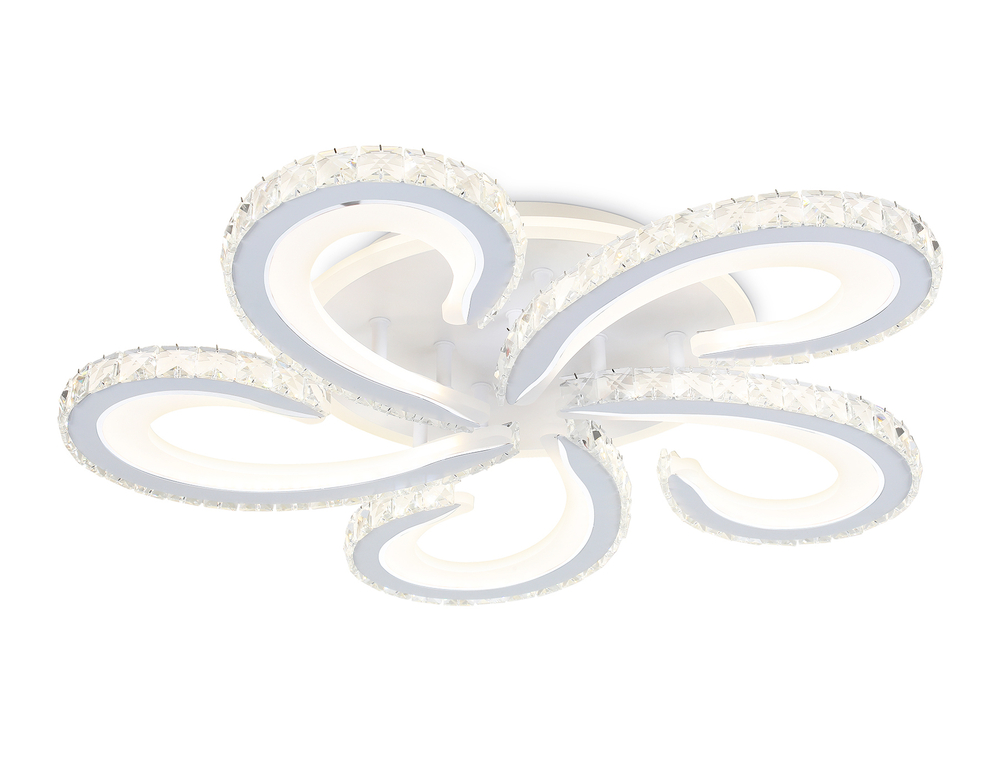 Светильник светодиодный потолочный с пультом FA1703/5 WH/CH белый/хром 149W 3000K-6400K 540*540*90 (ПДУ РАДИО 2.4G)