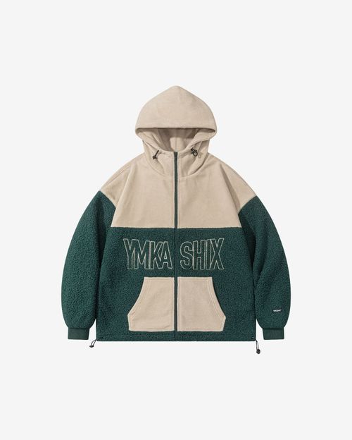 Худи Ymkashix Little Lamb Zip песочный/зеленый