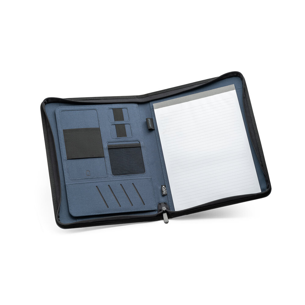 EMERGE FOLDER. Папка А4 из 100% rPET 300D на молнии