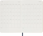 Ежедневник Moleskine (DSB2012DC2) Classic Soft Pocket 90x140мм 400стр. мягкая обложка синий сапфир