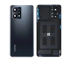 Задняя крышка для Realme GT NEO 2 черная (Black) со стеклом камеры