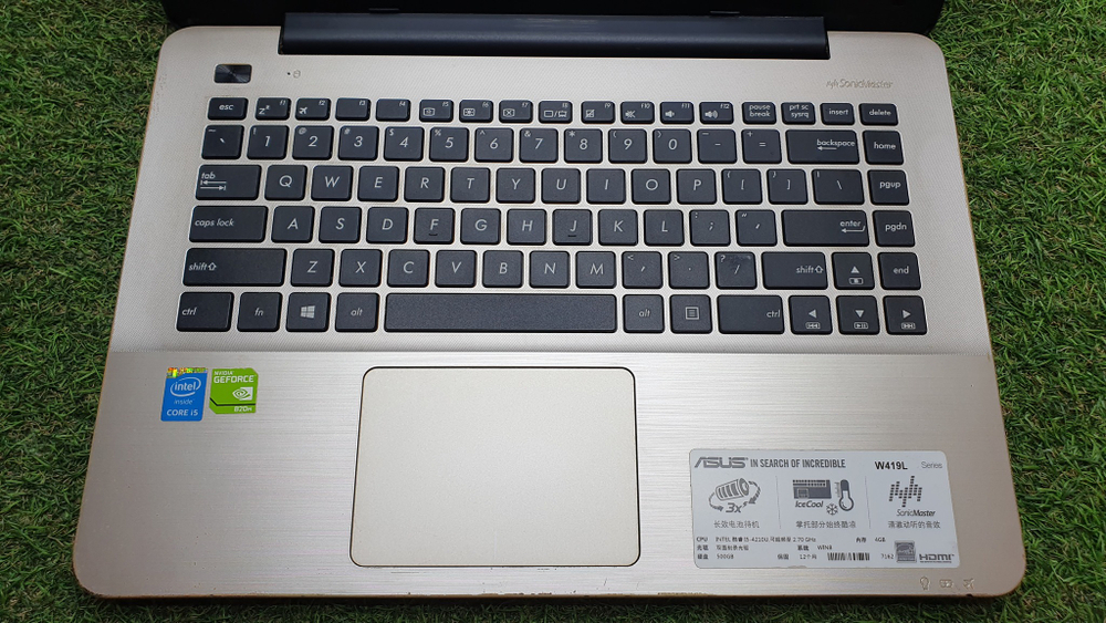 Ноутбук Asus i5/8Gb/820M 2Gb/W419L4210-554ASC52XC0/Windows 10