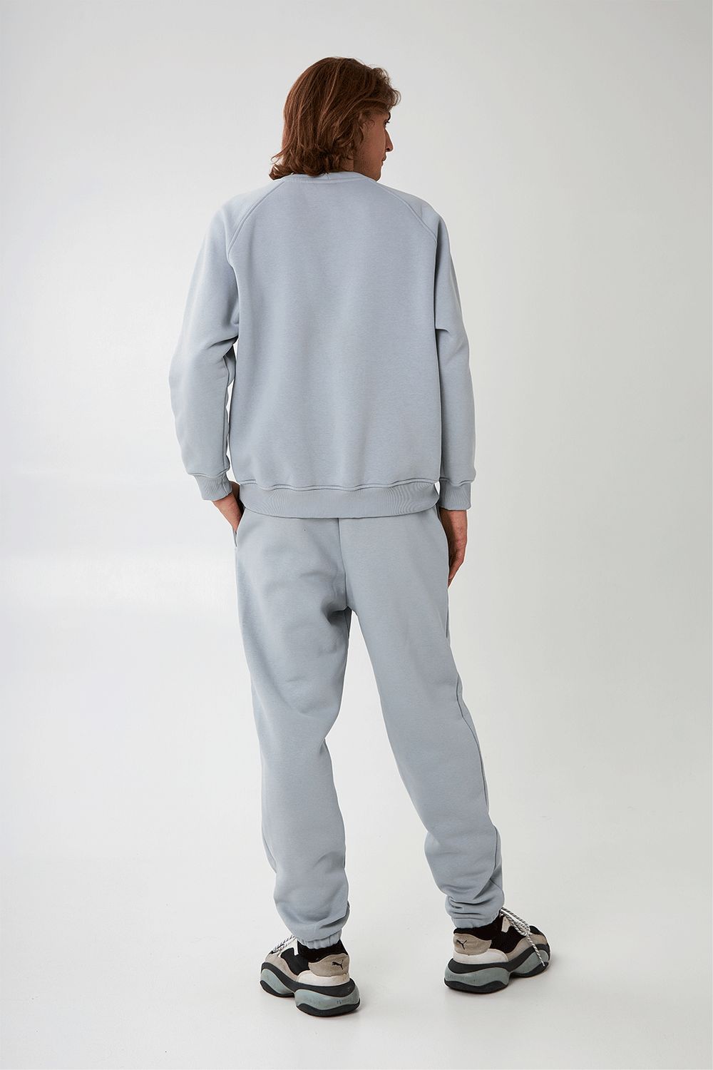 Толстовка Свитшот Helgi Ingvarr Серая