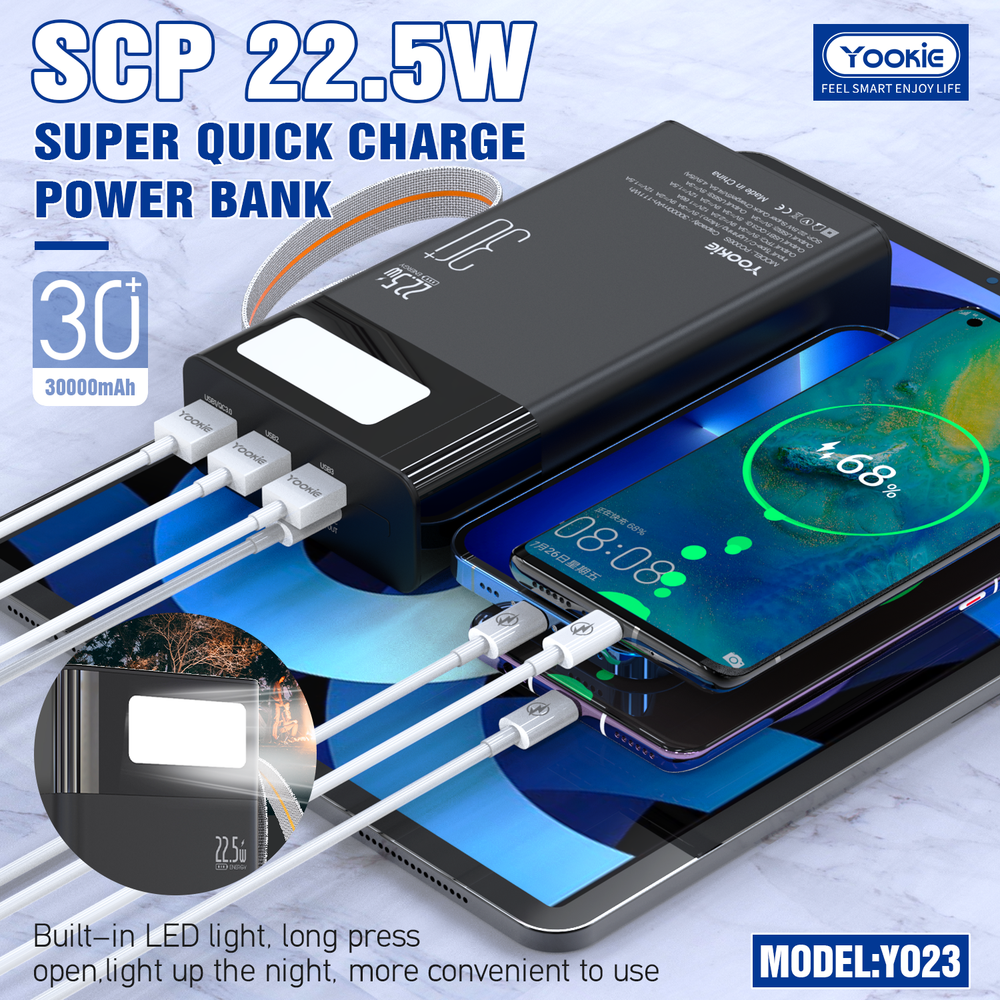 Power Bank Yookie YO23 (30000mAh)