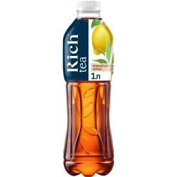 Холодный чай Riсh чёрный Лимон, 1 л