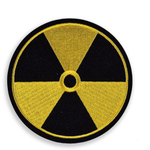 Шеврон вышитый Знак Радиации