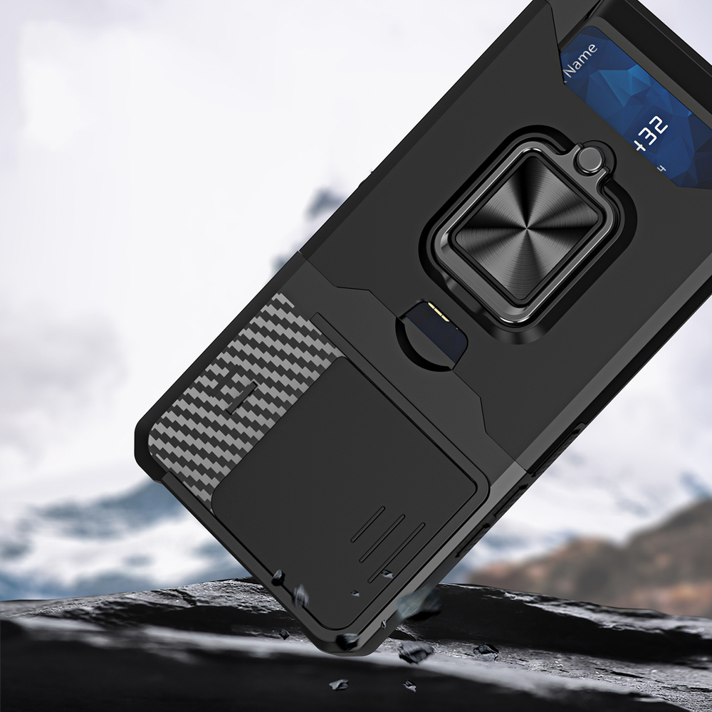 Противоударный чехол Сard Reader Case для Poco M6 Pro 4G