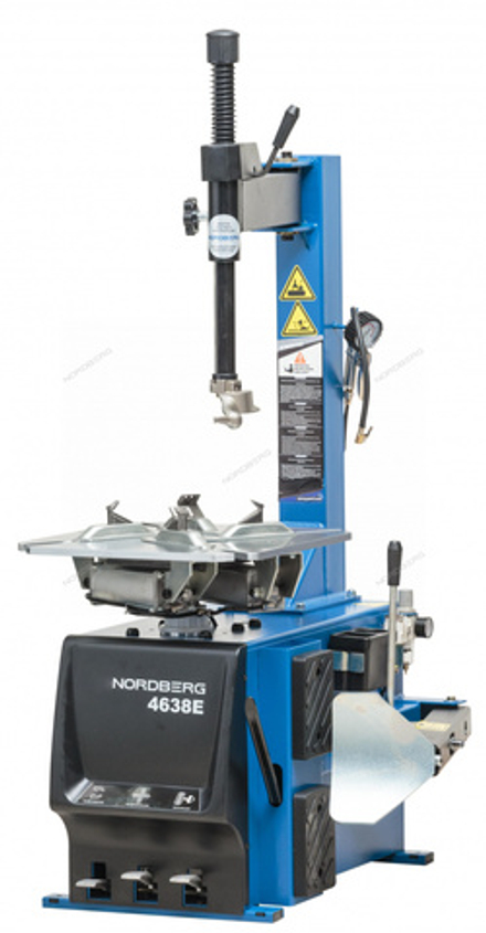 Станок шиномонтажный 220V п/автомат, односкоростн, зажимы 12-24" NORDBERG 4638E
