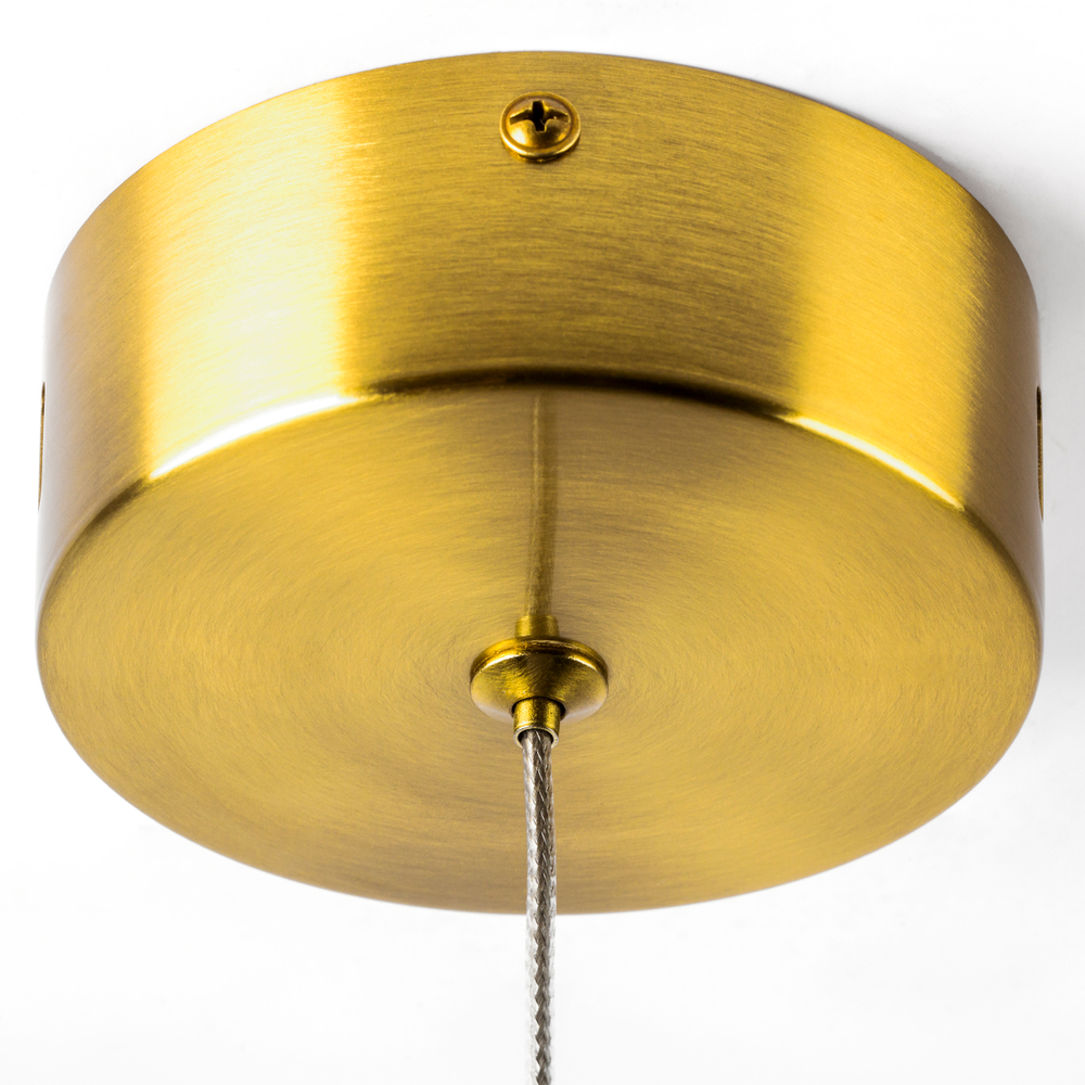 800013 Люстра BOTTO LED 6W 760LM ЛАТУНЬ/ПРОЗРАЧНЫЙ/БЕЛЫЙ 3000K