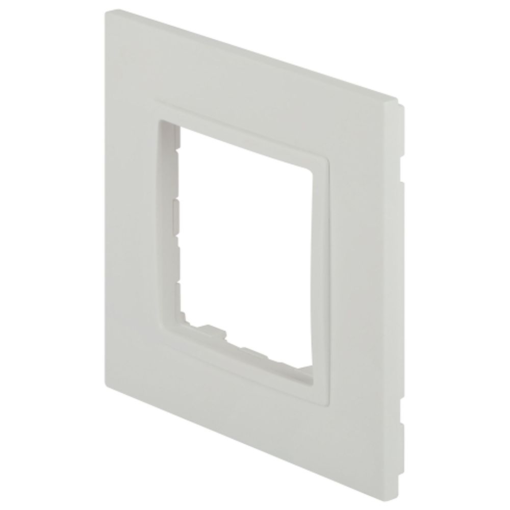 Рамка для розеток и выключателей ЭРА Elegance 14-5011-01М Classic, на 1 пост, белый матовый