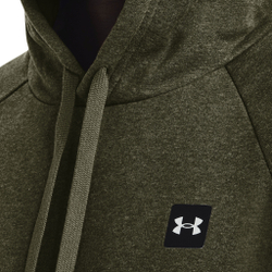 Мужская кофта теннисная Under Armour Rival Big Logo Hoody Men - Olive