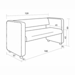 Диван компактный Рим