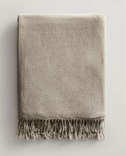 Zara Home плед из полиэстера, коричневый, 140x190 см · 2361/004