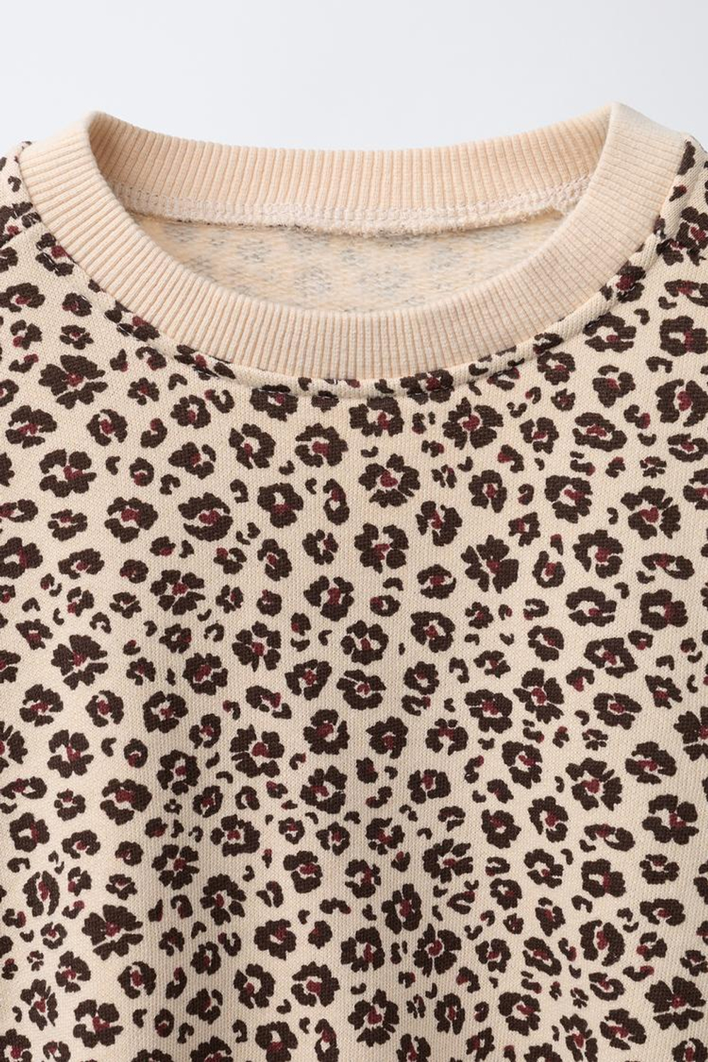 ZARA ТОЛСТОВКА С АНИМАЛИСТИЧЕСКИМ ПРИНТОМ, РЫЖЕВАТО-КОРИЧНЕВЫЙ