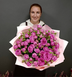 Букет из роз «Мисти баблс»