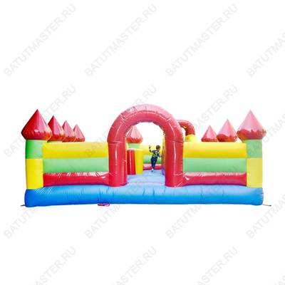 Коммерческий надувной батут "Красочный дворец" 6*6*2,5 м