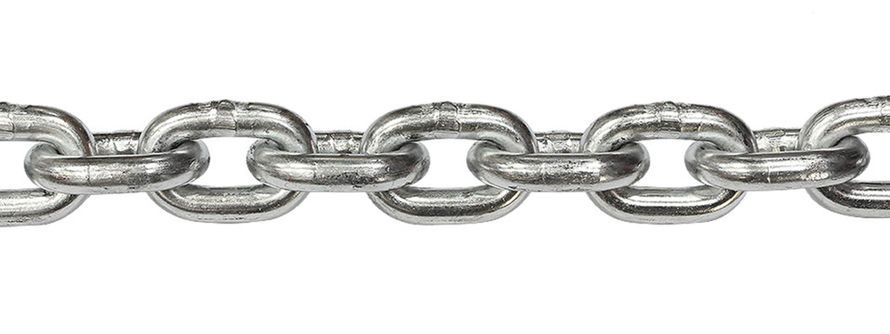 Цепь якорная 10 мм (холодное цинкование), DIN 766 (10265196)